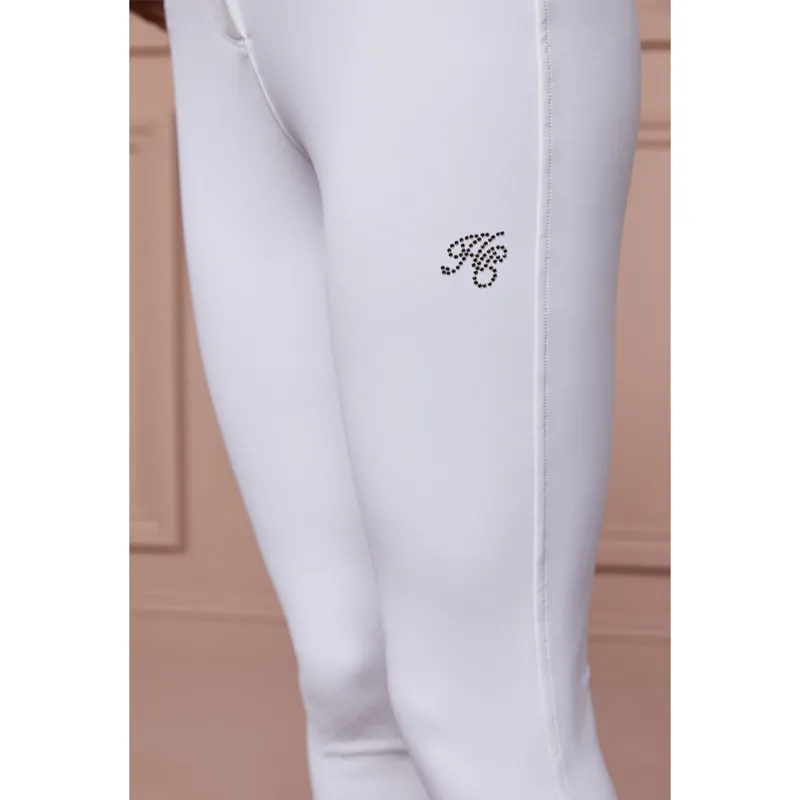 Holland Cooper Premium Competition High Rise Breeches - White-3